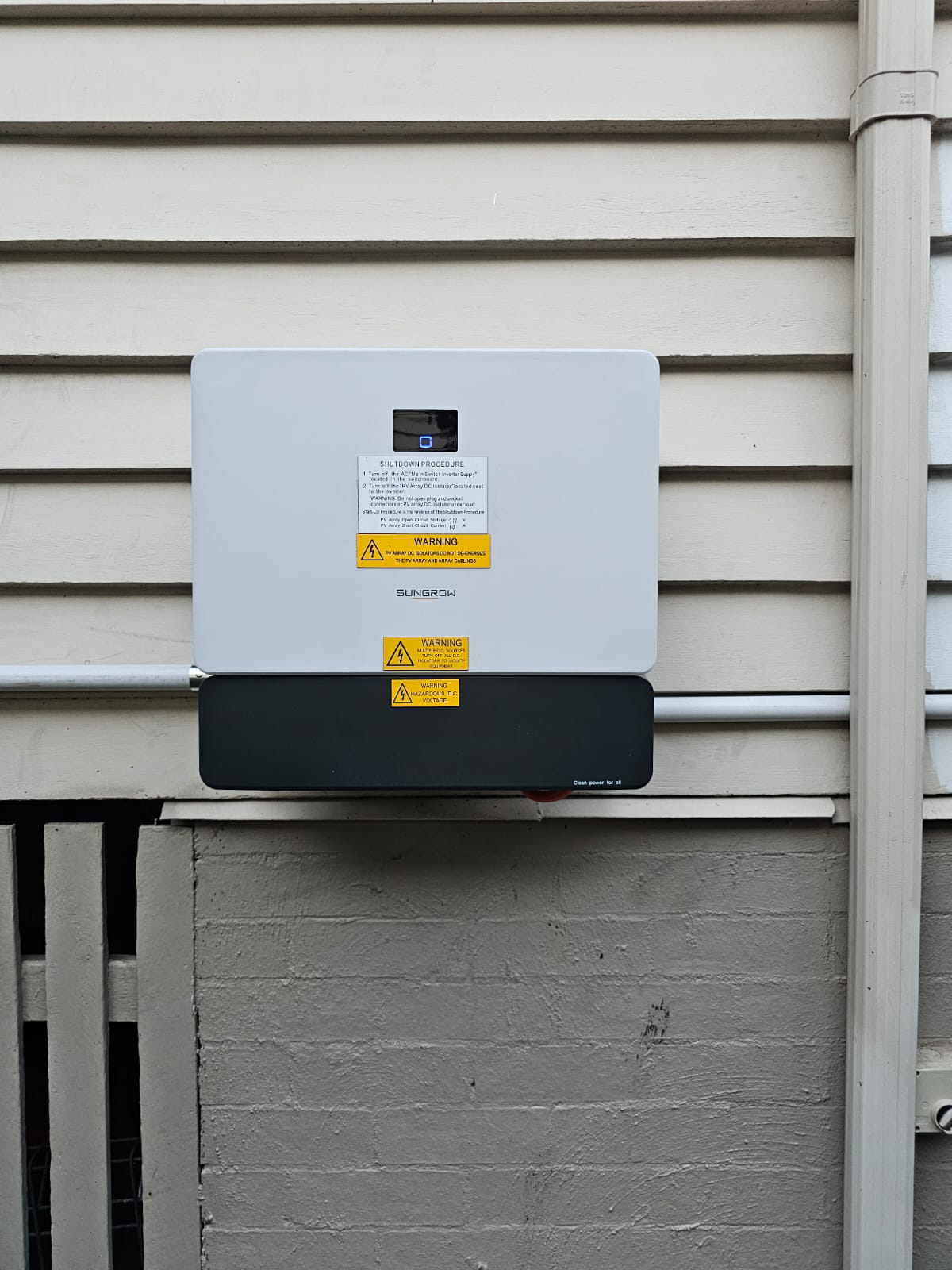 10kW solar inverter and array Brisbane install