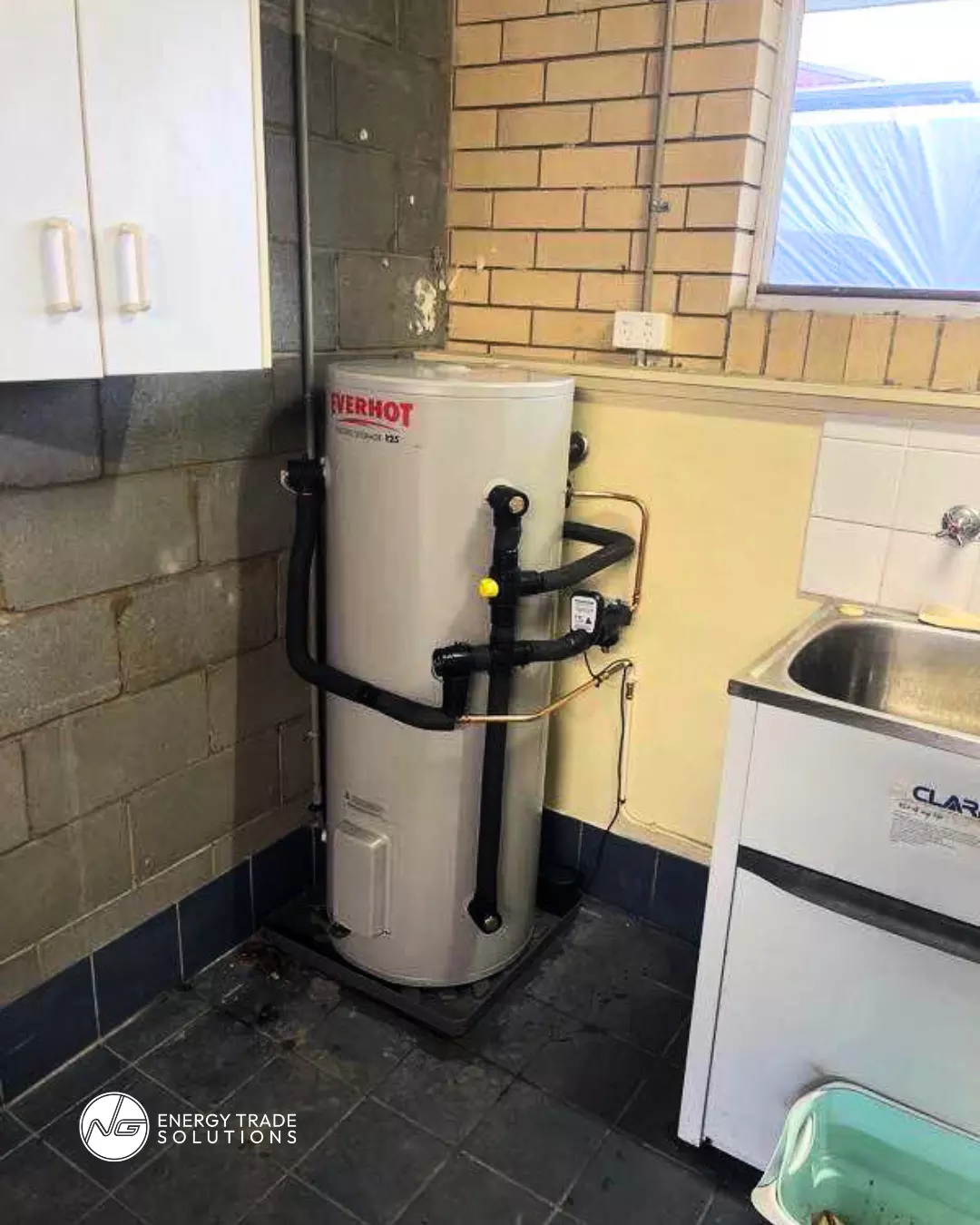 Hot water system installation by NG Trade Solutions in Brisbane