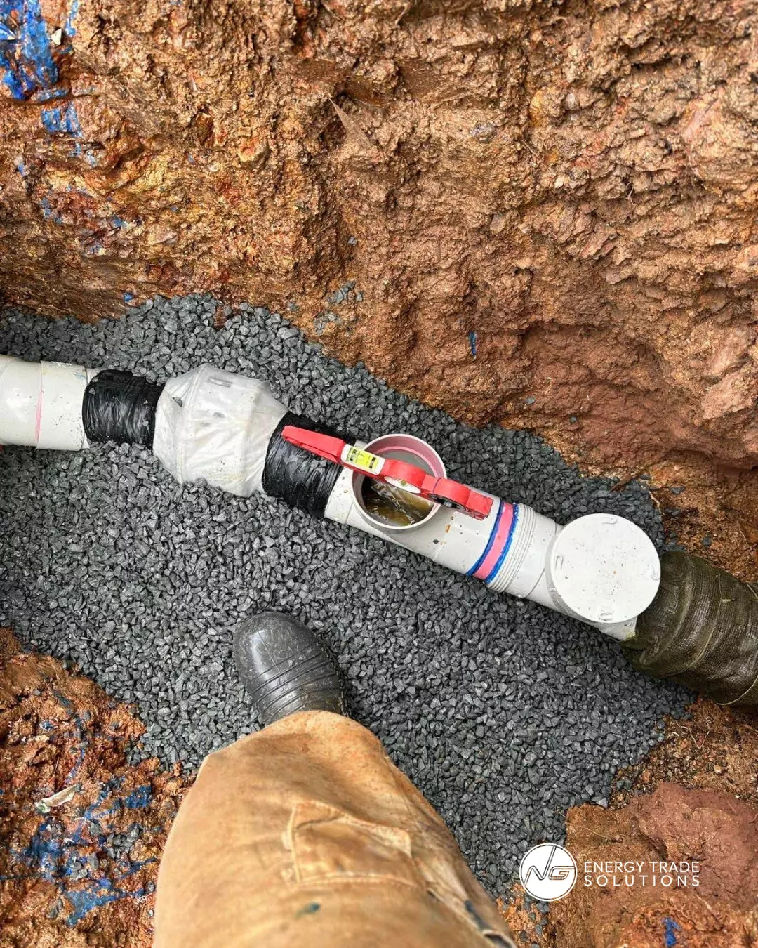 Underground drain pipe repair by NG Trade Solutions