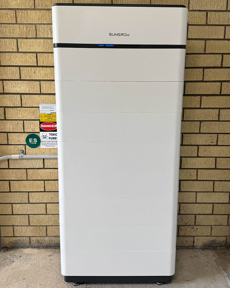 Sungrow battery storage system Brisbane install