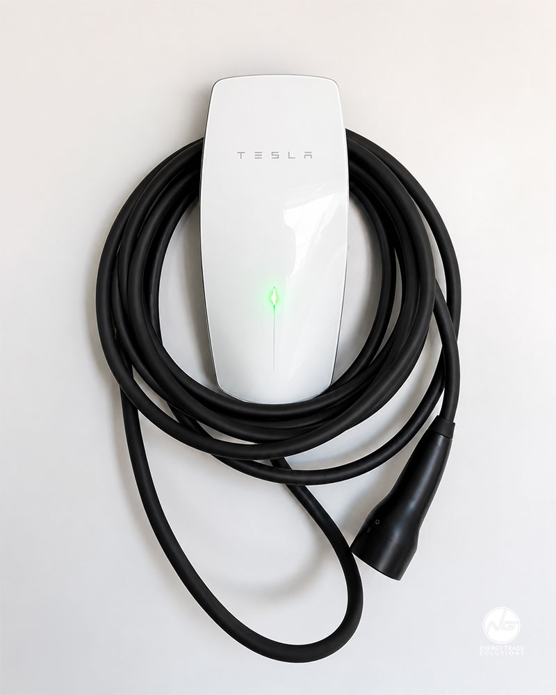 Tesla EV wall charger installation